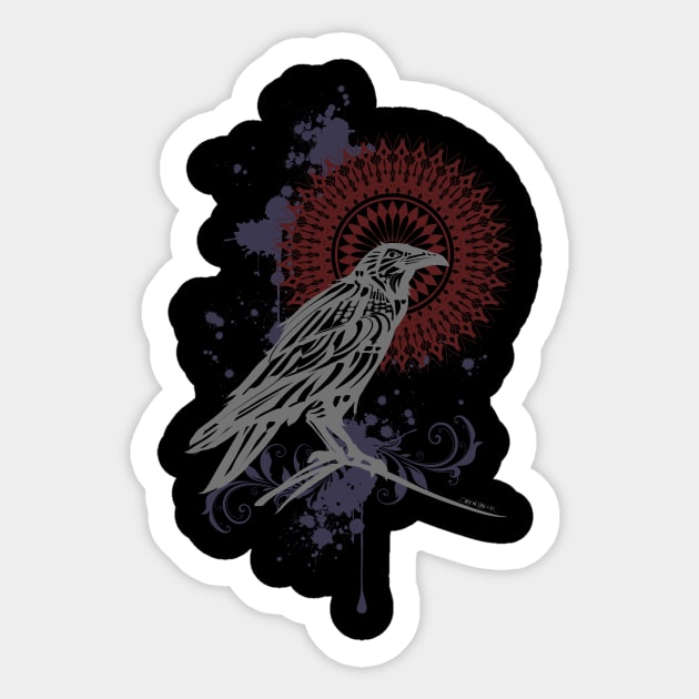 Raven Magic 1 Sticker by SimonHaiduk